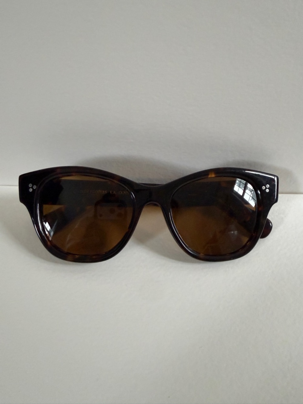 Oliver Peoples Edie Brown Tortoiseshell Women's Sunglasses